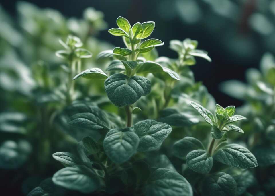 A photo of an oregano plant.